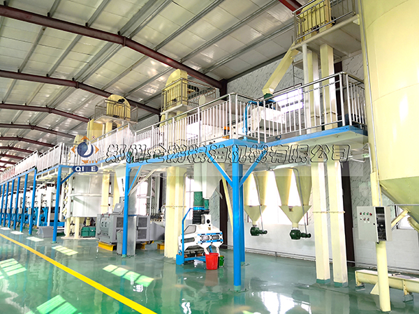 亞麻籽預(yù)處理、壓榨車間